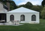 30'Wx30'Lx14'6"H white frame tent canopy (sectional)